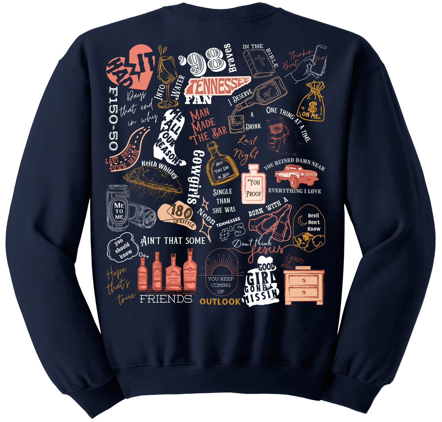 One Thing At A Time - Morgan Wallen Crewneck