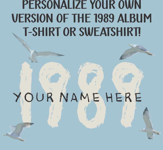 Personalized 1989 Album (Taylor's Version) Album - Sweatshirt