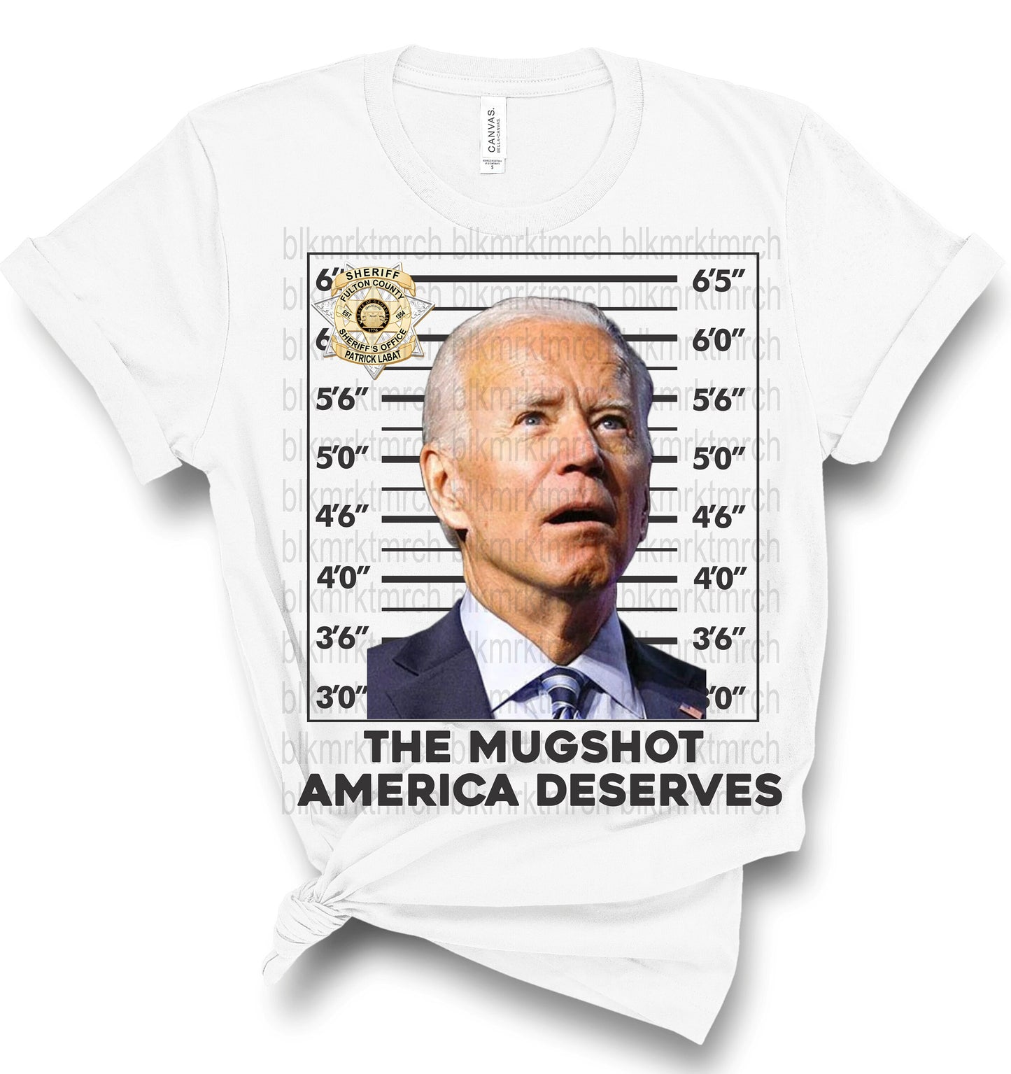 Joe Biden Mugshot - The Mugshot America Deserves - Political Tee